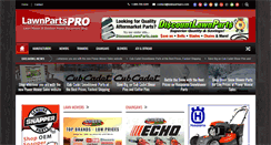 Desktop Screenshot of lawnpartspro.com